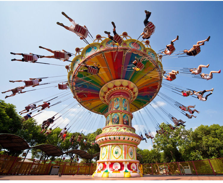 郑州悦童游乐设备36座48座摇头旋转飞椅游乐设备售后厂家