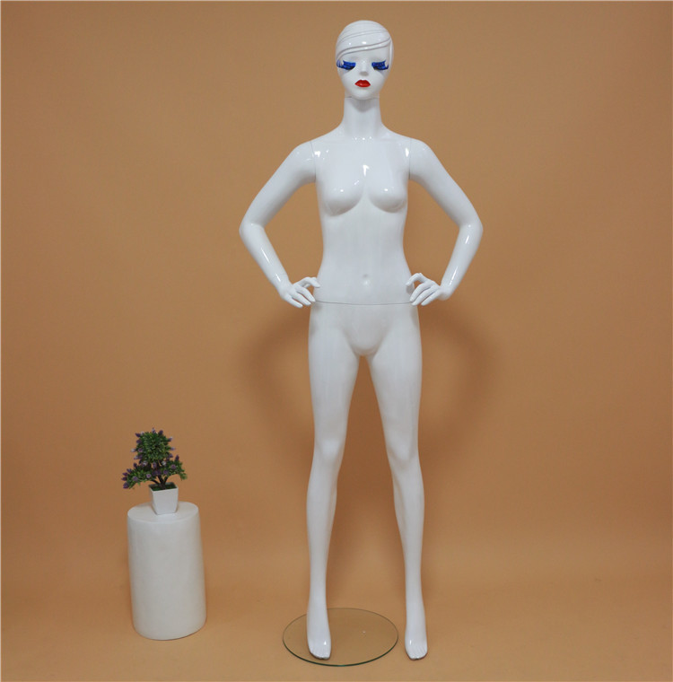 品牌直销女服装模特道具服装店假人体全身成人婚纱模特亮白送底座