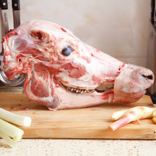 龙泉方山头高山肉牛养殖小黄牛去皮牛头瓣牛头肉酒店餐饮直供