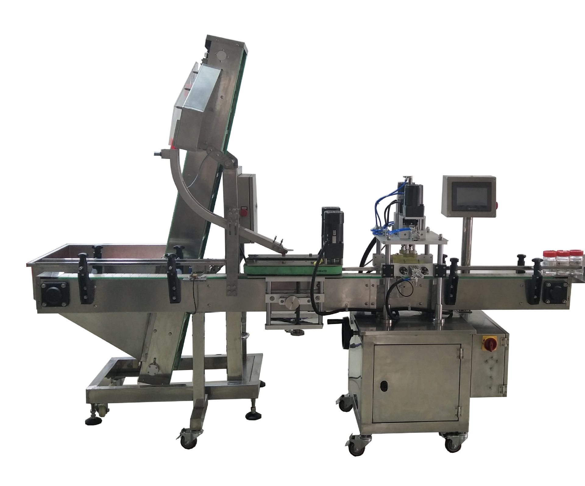 塑料螺纹盖旋盖机 塑料盖旋盖机 全自动塑料盖旋盖机