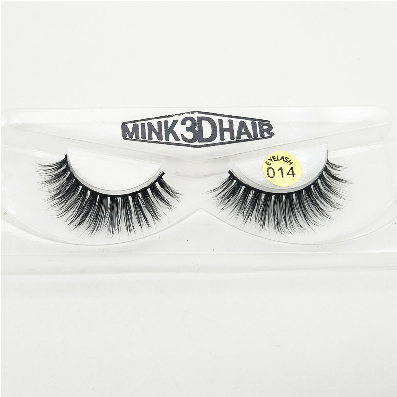 3D Mink Hair False Eyelashes Eye Tail Pull Long Eyelashes Natural No Makeup Nude Makeup Handmade Eyelash Wholesale