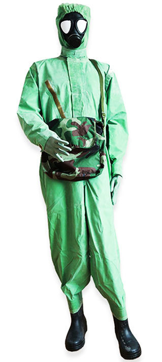 ffy03防毒衣连体式防化服耐酸碱液密橡胶防毒服山西新华化工科技