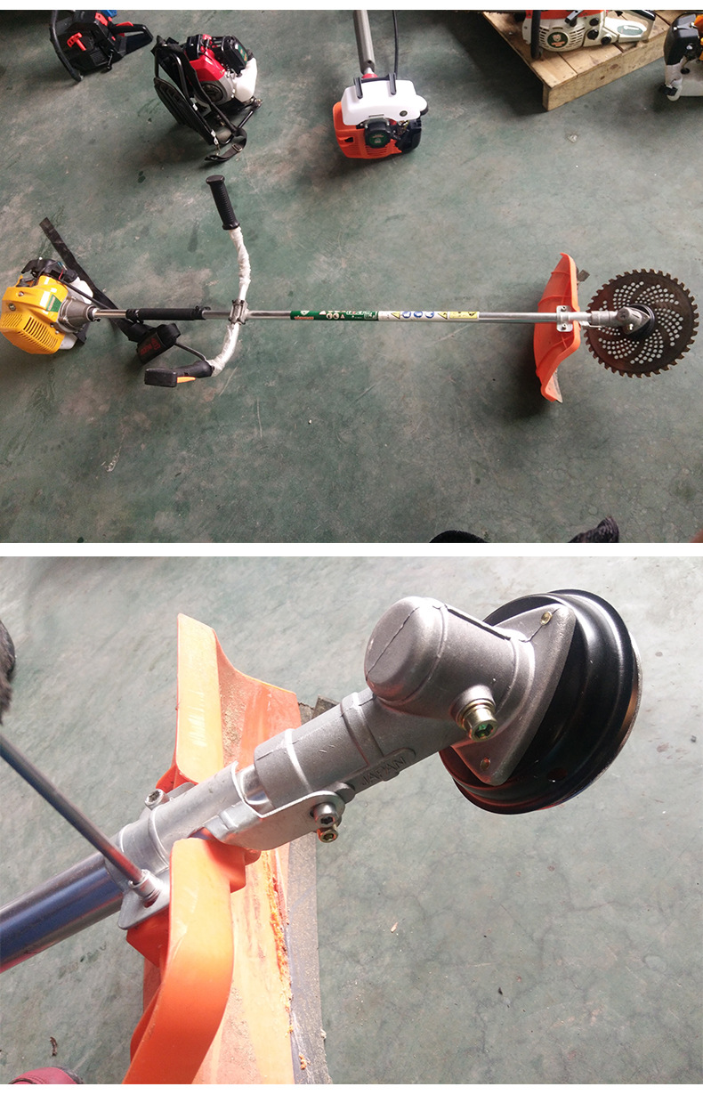 厂家直销割草机割灌机除草机工作头 双耳机头齿轮箱园林配件