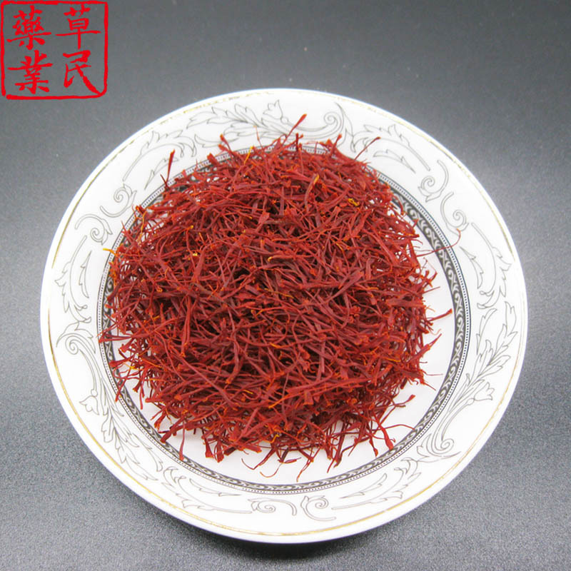 藏红花西藏无提取头期花te级柱头实物如图