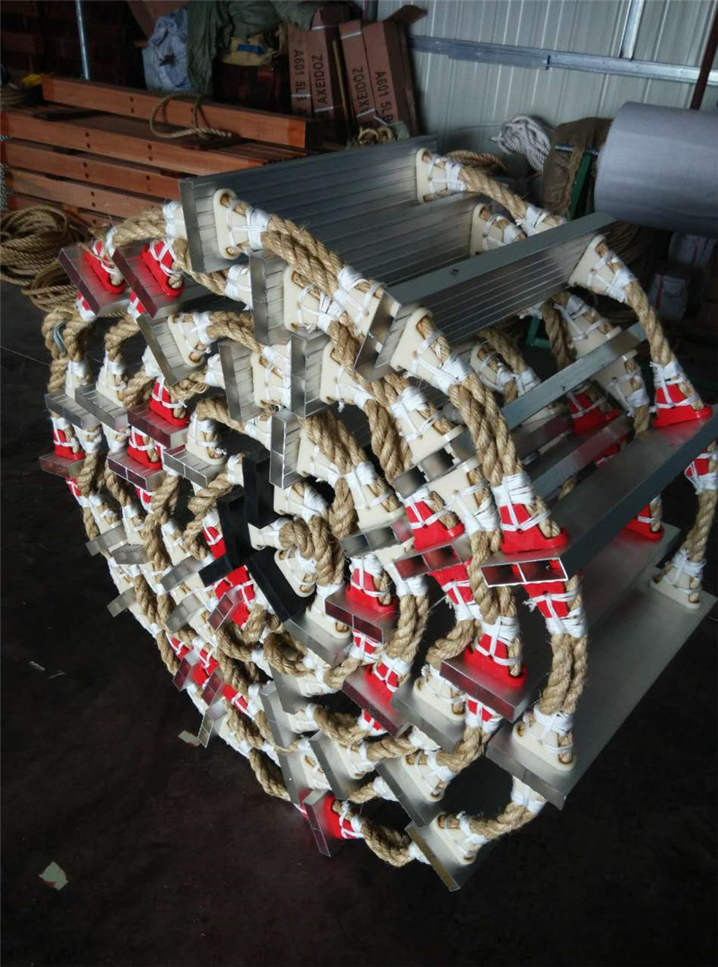 新标准ccs直升机引航软梯 铝合金 柳桉木登乘绳梯商品描述是否跨境