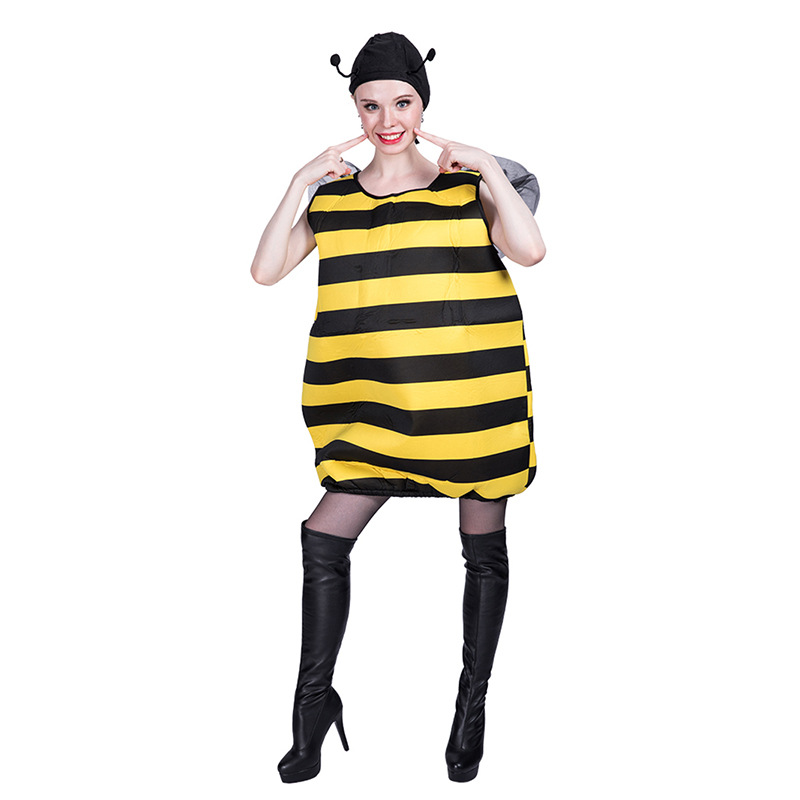 Factory in Stock Halloween Animal Costume Halloween Insect Bee Adult Synthetic Sponge Cos Clothing