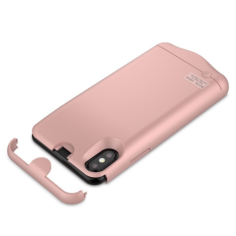 厂家直销iphonex背夹充电宝5200mah苹果背夹移动电源礼品外贸订制