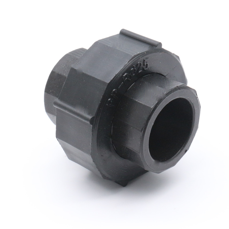 pe全塑双活接hdpe活结 pe管件 pe管子 hdpe供水管