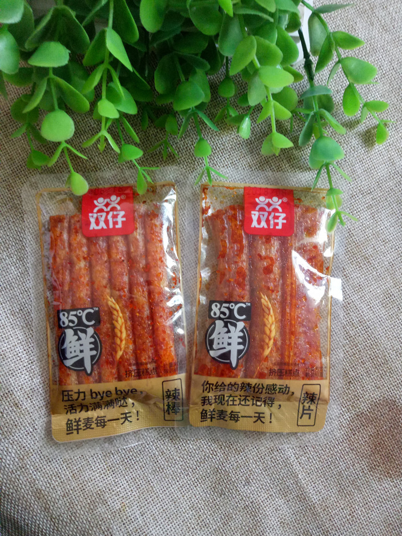 双仔红烧素牛筋 麻辣棒 辣条零食 散称10斤