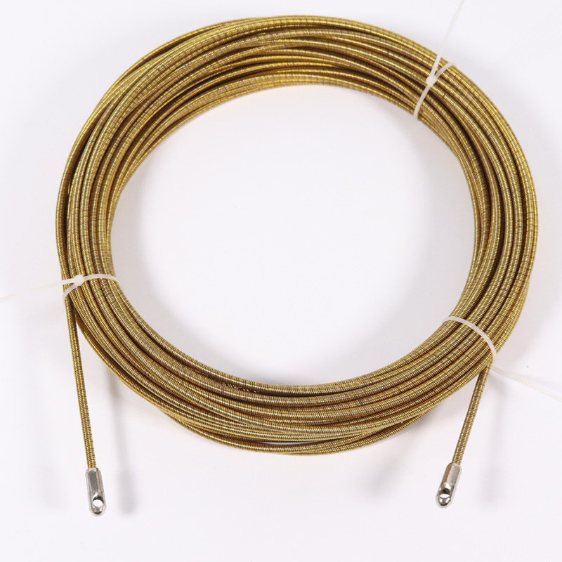 实心弹簧穿线器(线径四毫米)过弯性好 引线器 光纤线槽拉线器