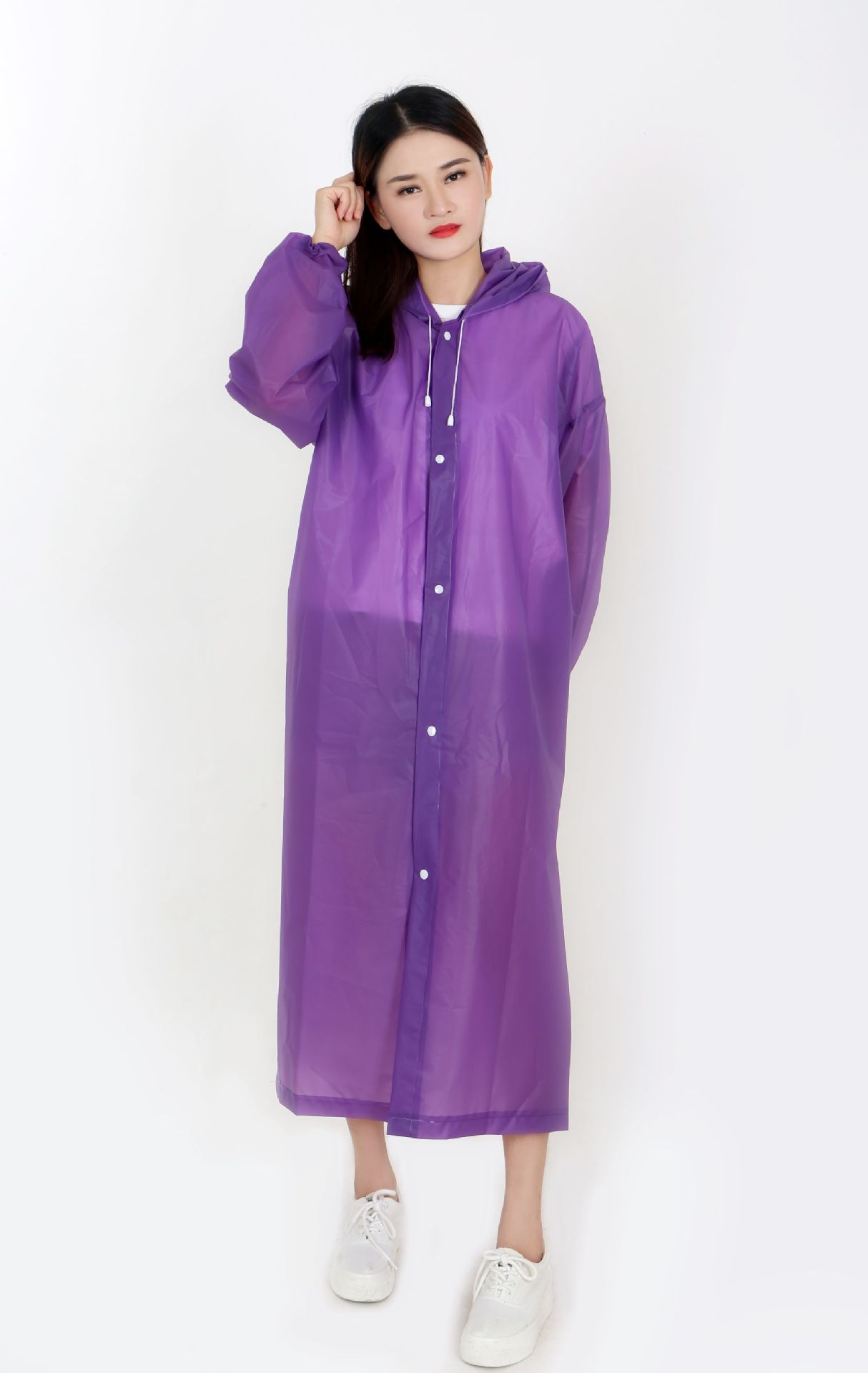 户外旅行雨衣男女成人便携非一次性雨衣时尚徒步雨披