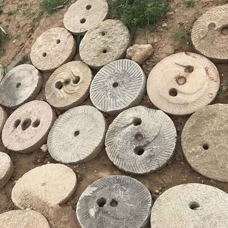 石磨盘公园装饰精品石磨盘铺路庭院广场石磨片厂家批发定制