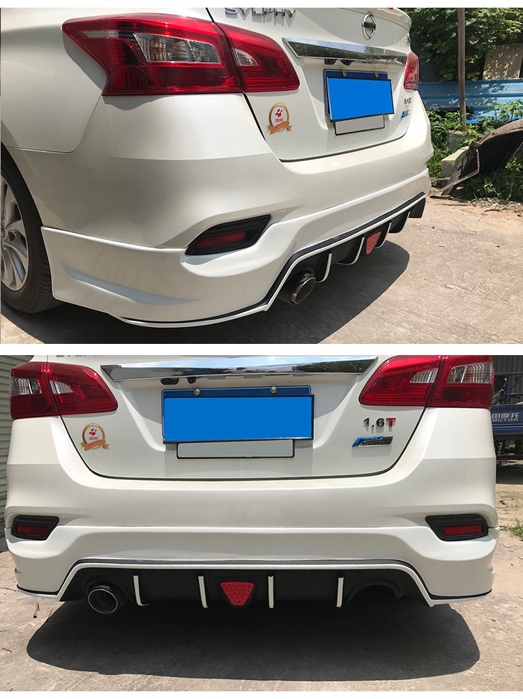 适用日产16-18款新轩逸小包围轩逸改装包围前铲前唇后唇侧裙 尾翼