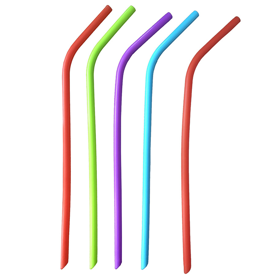 硅胶弯吸管硅胶吸管粗细管直管环保彩色硅胶软管厂家直销食品级