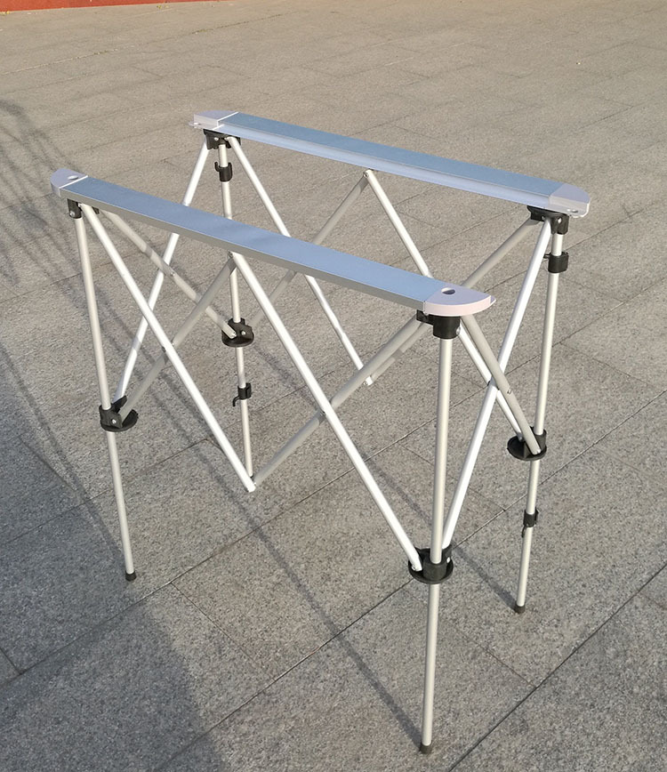 铝合金促销台户外便携广告地推桌折叠桌超市试吃台展览展示架