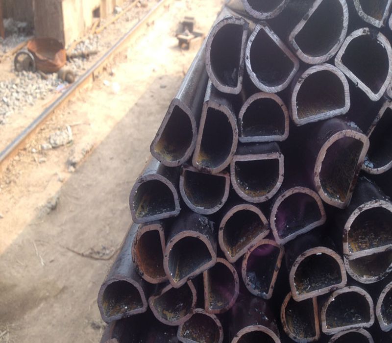 半圆形钢管20#半圆钢管 半圆管加工定做 工地混凝土 散热管用钢管