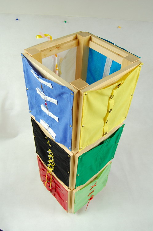 蒙氏教具 衣饰架及衣饰 蒙台宝宝日常生活练习 幼儿早教学版