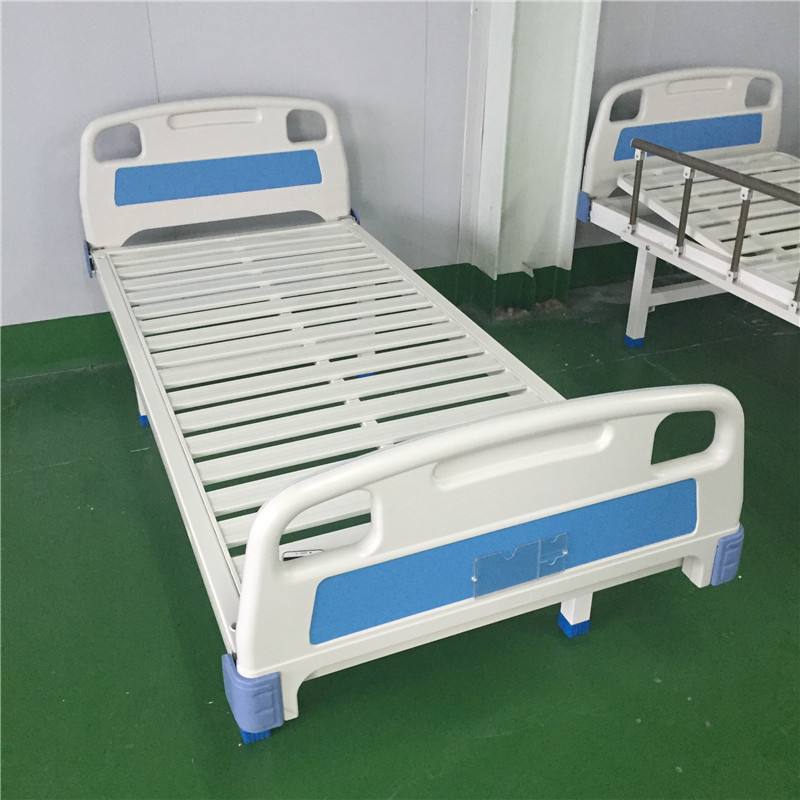 辰铭医用护理病床 冲孔式平板床 abs挂式床头条式平板病床