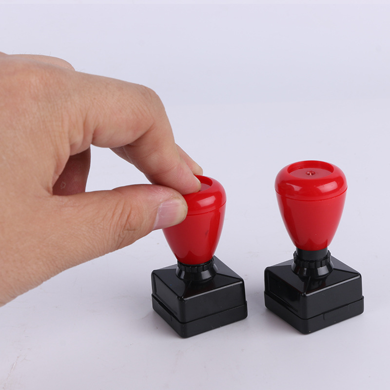 ha型红黑原子正方章壳 印章材料批发 原子印章批发