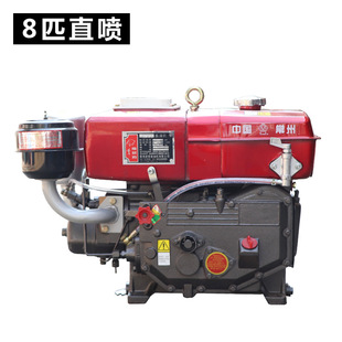 中国常州船用农用单杠水冷电启动 直喷zr180柴油机水冷8马力手摇