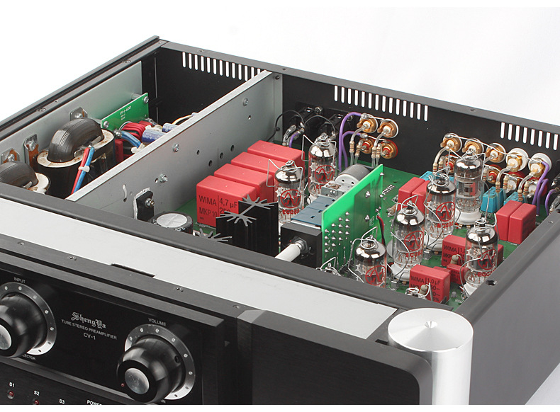 声雅cv-1电子管功放家用全平衡hifi功放前级功放机