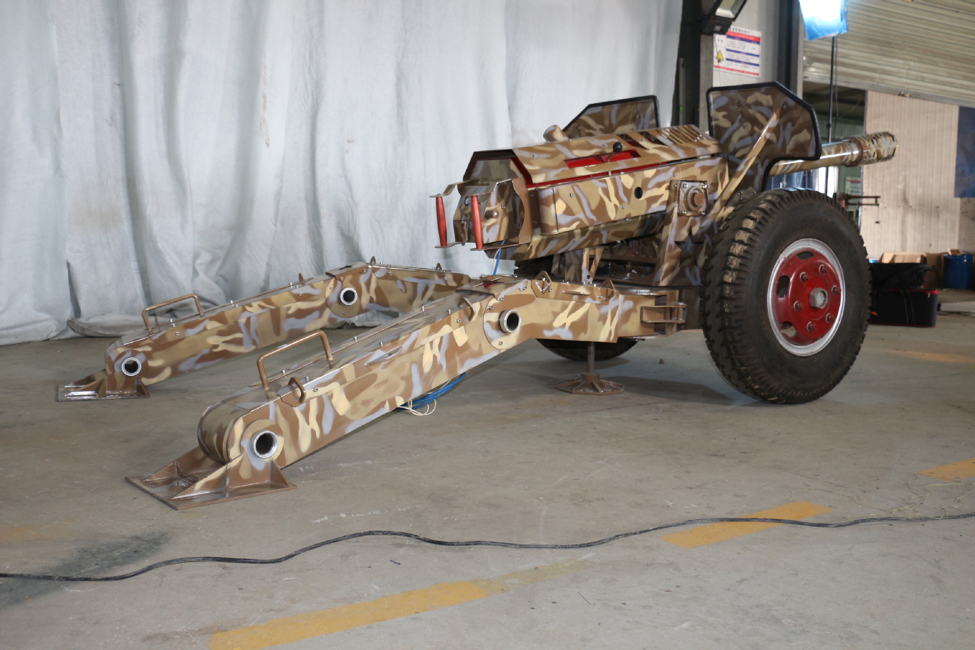 大型枪林弹雨射击场气炮枪靶场设备实感射击游戏气炮沙漠之鹰