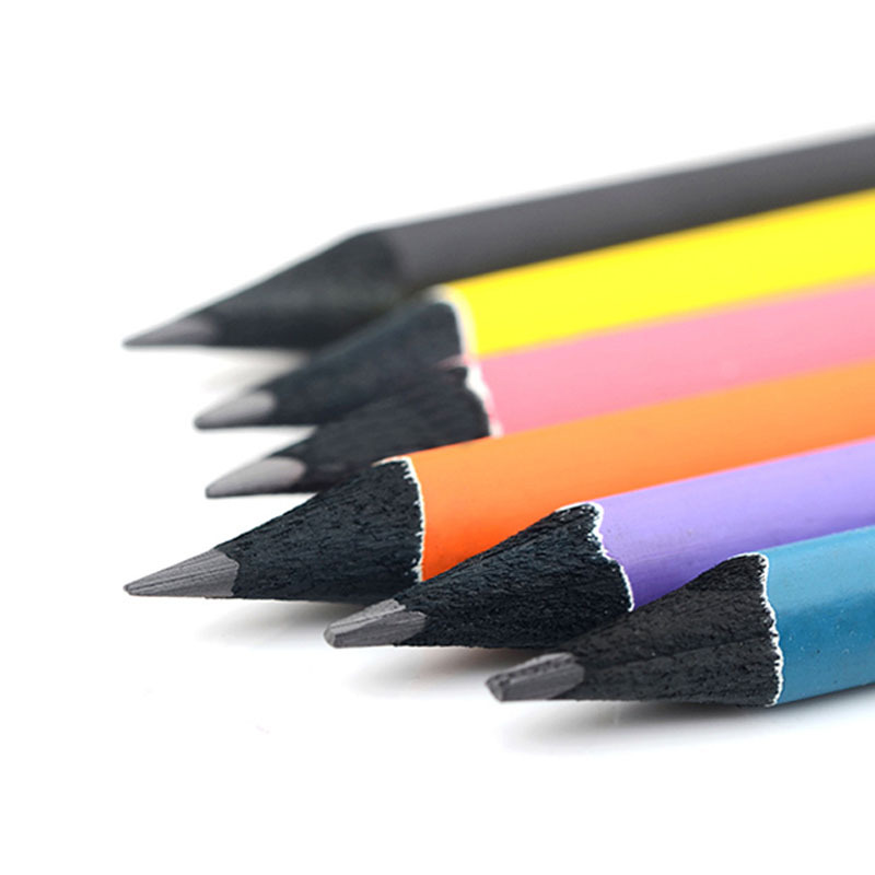 marco马可9008黑木三角杆铅笔 hb 学生铅笔 内送卷笔刀