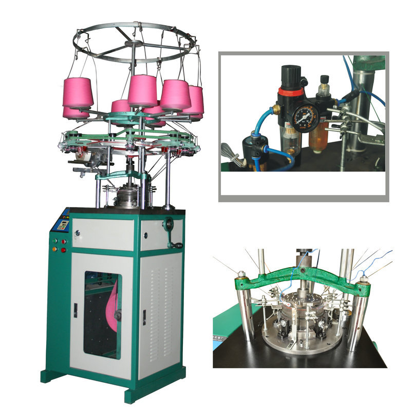 全自动无缝罗纹袖口针织小圆机