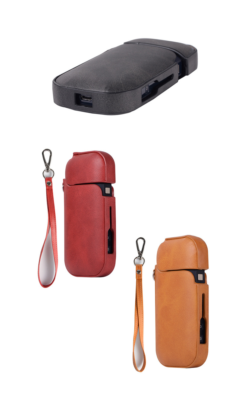 专业定制iqos电子烟皮套真皮万宝路保护套贴牌加工全包烟套