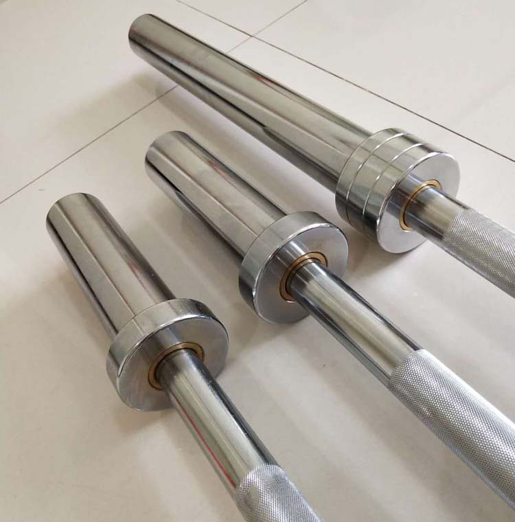 健身房专用高端轴承铜套奥杆举重直曲杠铃杆1.2米1.5米1.8米2.2米