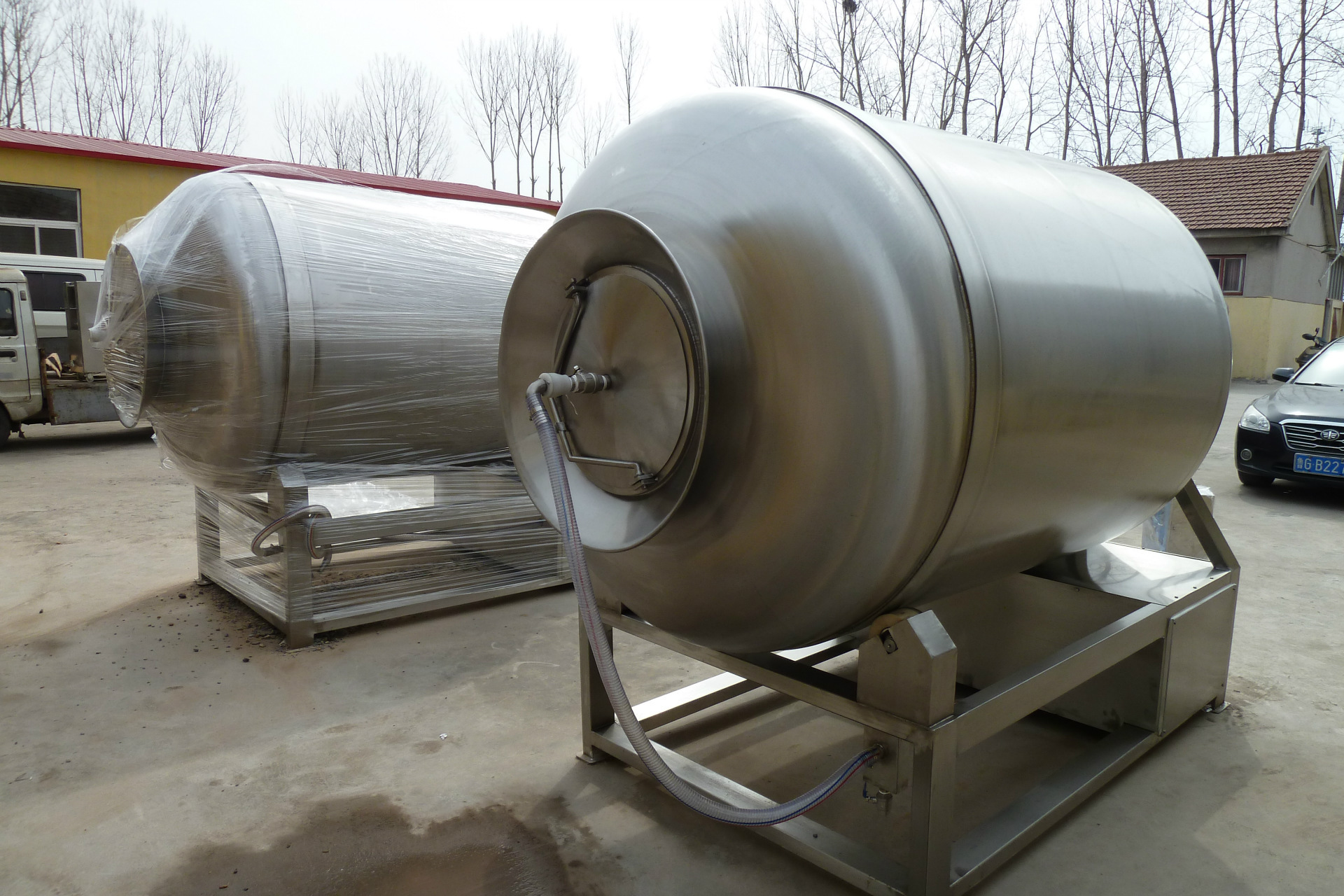 800l驴肉入味腌渍用真空滚揉机 腊肉专用真空滚揉机 .