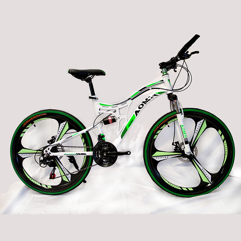 捷豹减震山地自行车26寸21速双碟刹学生骑行zxc厂家批发bicycle