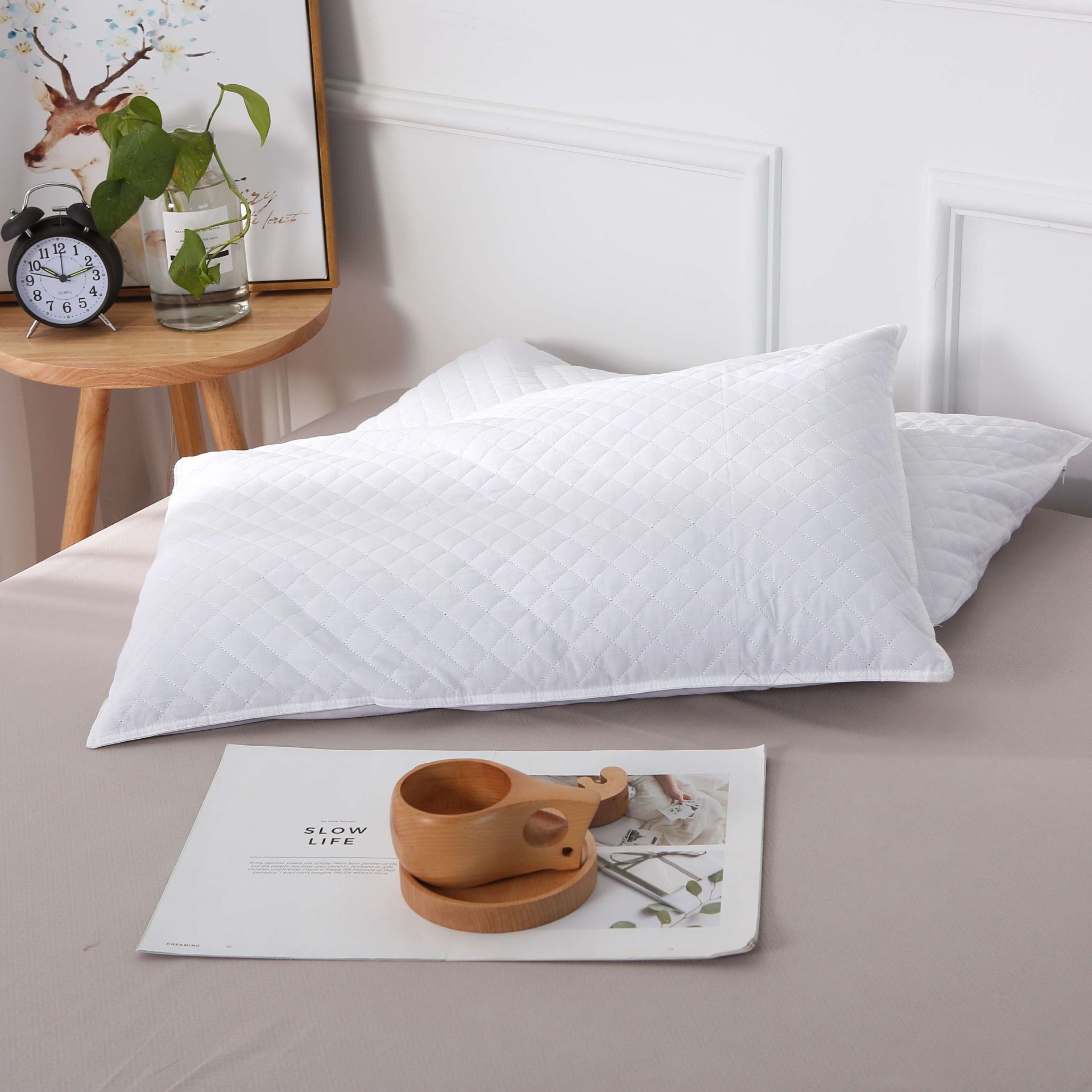 一件代发纯荞麦壳枕芯夏季枕头快捷连锁酒店双面全荞麦枕头批发