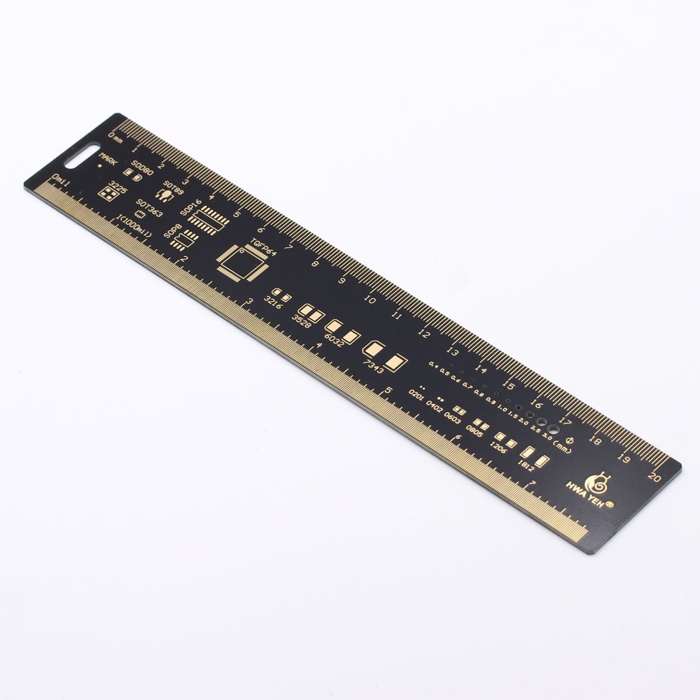pcb ruler pcb工程尺20cm直尺/pcb画图直尺/量角器/pcb设计/开发