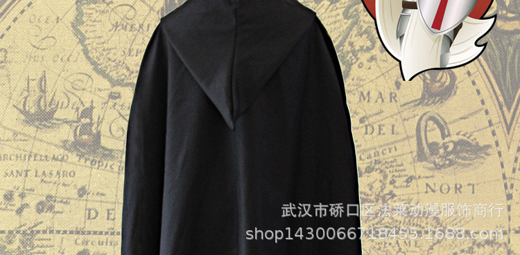 中世纪勇士角色扮演披风圣殿骑士斗篷长袍罗马帝国cosplay服装