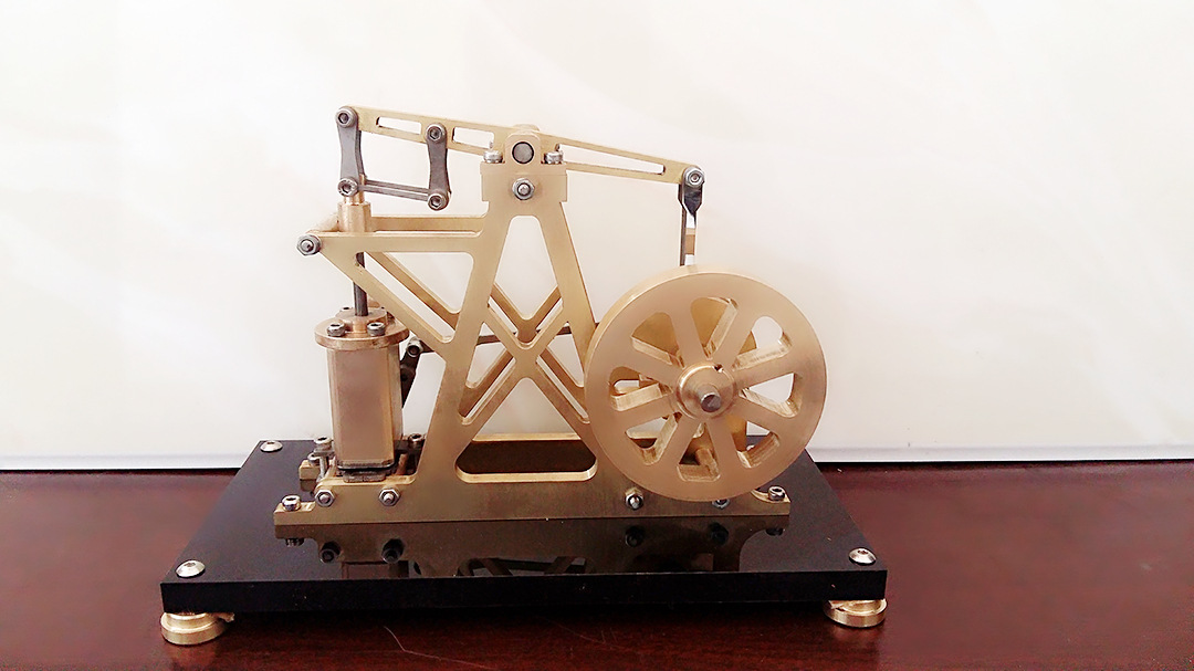 蒸汽机模型 全金属发动机 汽轮机