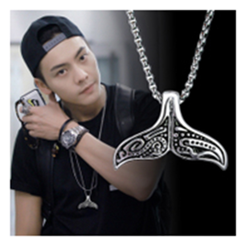 陈伟霆明星同款嘻哈项链 日韩个性复古项链饰品 街舞配饰厂家批发