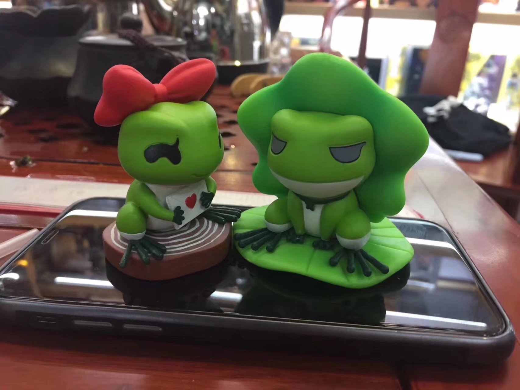 动漫利东辉 旅行青蛙 青蛙女友 蛙妹 手办 公仔摆件 玩偶 模型