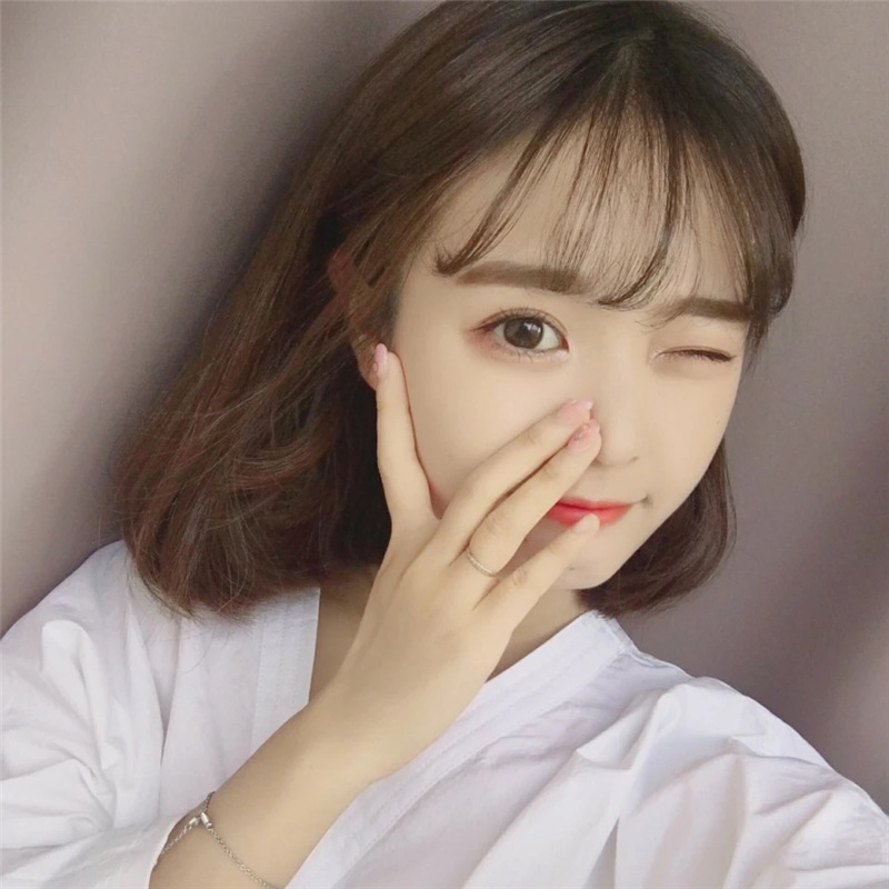 假发女短发短直发bobo头cosplay空气刘海假发小清新学生头套厂家