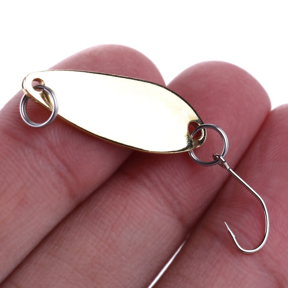 heng jia路亚饵亮片3cm单钩勺型马口亮片假饵2.5g仿生翘嘴鱼饵