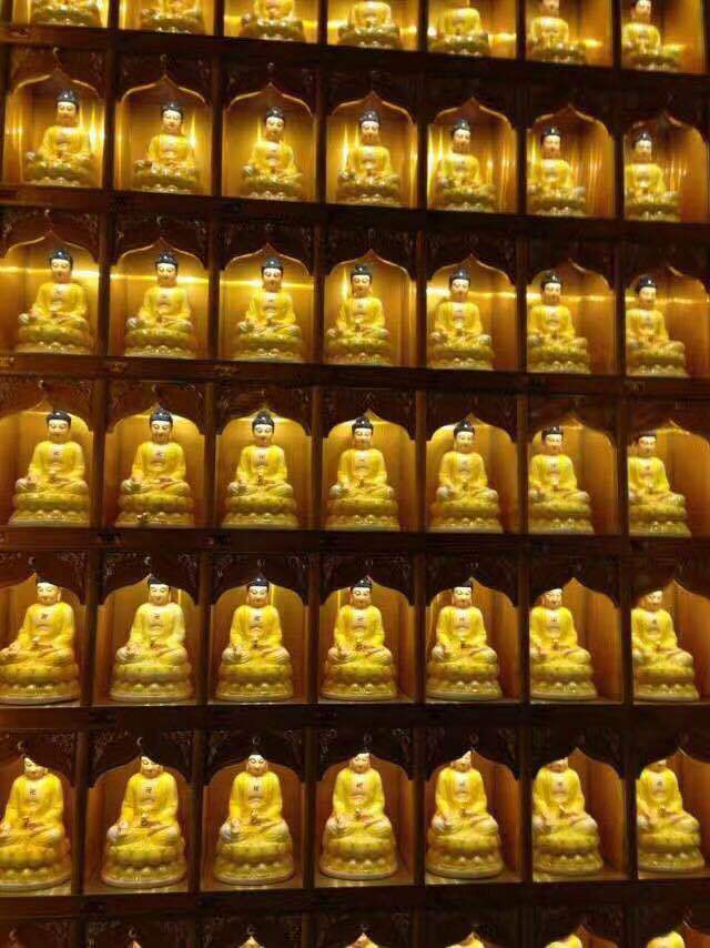 铝合金万佛墙,定做寺院万佛龛,智能万佛墙骨灰存放架,牌位架