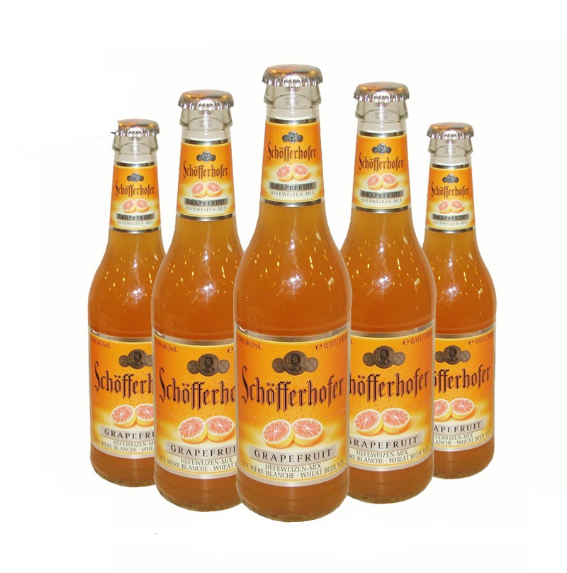 德国进口 雪夫豪夫西柚小麦啤酒雪芙豪夫水果味啤酒330ml *24瓶