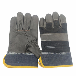 长护脚焊工套焊接鞋套牛皮电焊护腿防护脚盖耐高温防焊渣厂家直销