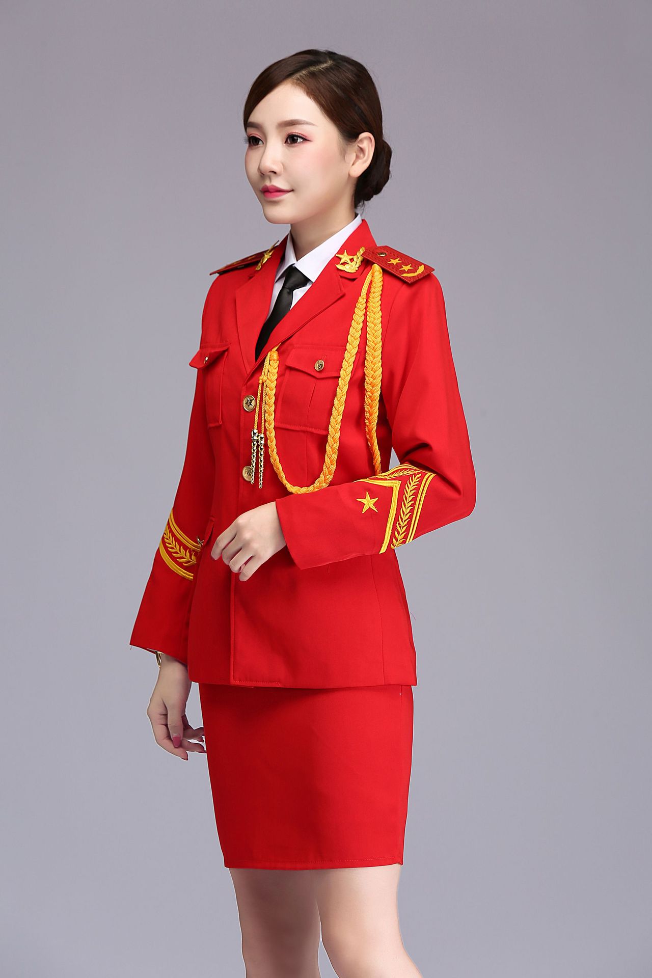 军装礼服学生升旗手服国旗班仪仗队军乐队服装国旗班护旗手服队服