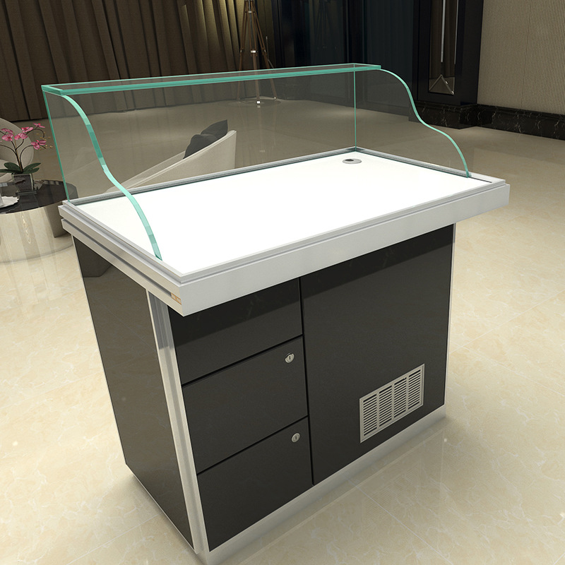 维修台珠宝收银台玻璃柜台前台柜台吧台可定制厂家供应收银柜台