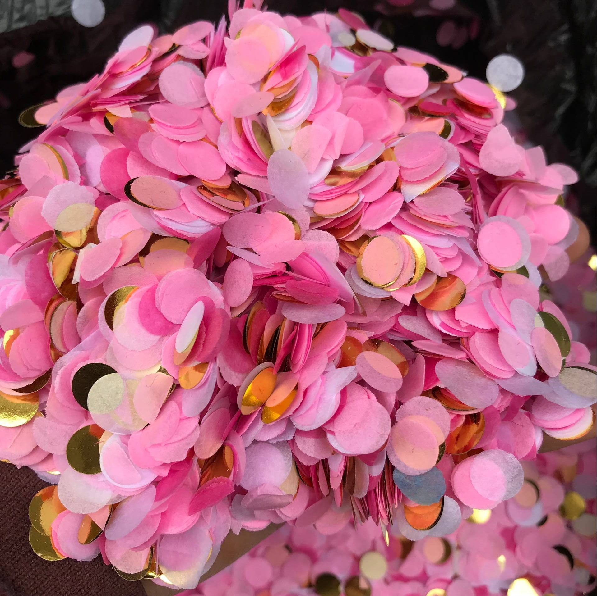 五彩纸屑抛洒纸片推推乐花筒礼盒礼炮填充物手持筒喷花小礼花1kg