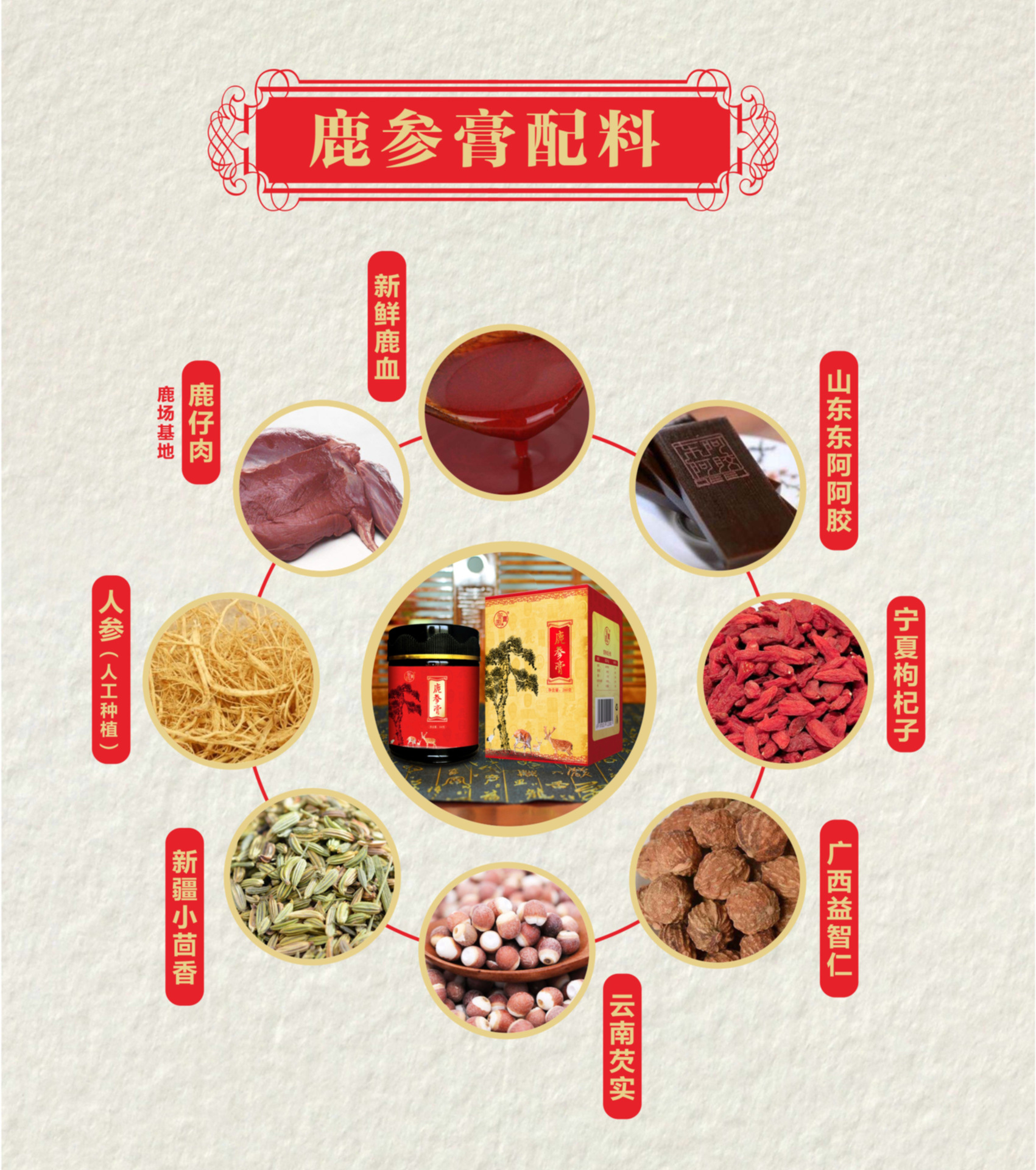 御圆鹿参膏 膏滋代理