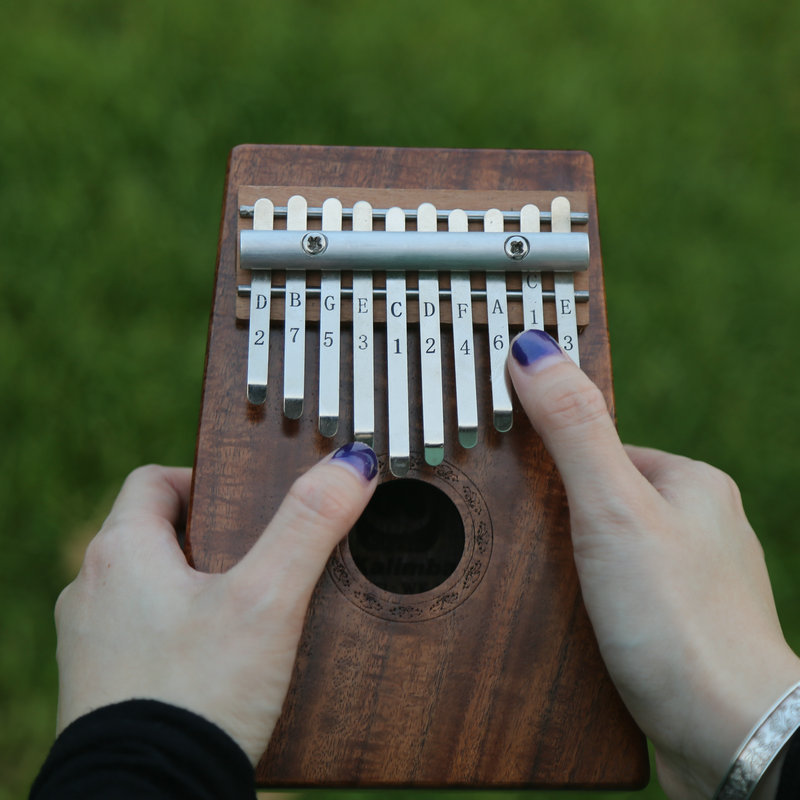 沃尔特钢琴乐器_沃尔特拨钢琴乐器 卡林巴琴 10音手指简单易学