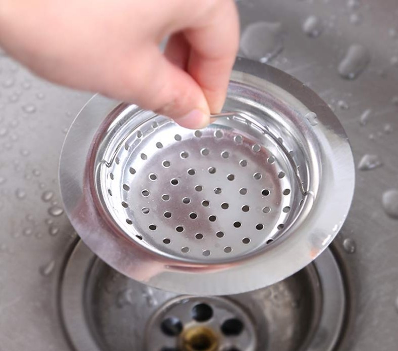 厨房水槽手提式不锈钢过滤网水池排水口过滤器便捷过滤网手提