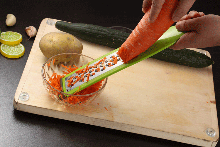 现货批发厨房糖果色多功能切菜器4件套 切片切丝器 刨丝器